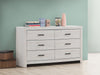 Brantford 6-drawer Dresser Coastal White - Royal Furniture & Gifts (MI) - Multi Location