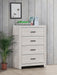 Brantford 4-drawer Chest Coastal White - Royal Furniture & Gifts (MI) - Multi Location