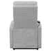 Howie Tufted Upholstered Power Lift Recliner Grey - Royal Furniture & Gifts (MI) - Multi Location