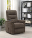 Henrietta Power Lift Recliner with Storage Pocket Brown - Royal Furniture & Gifts (MI) - Multi Location