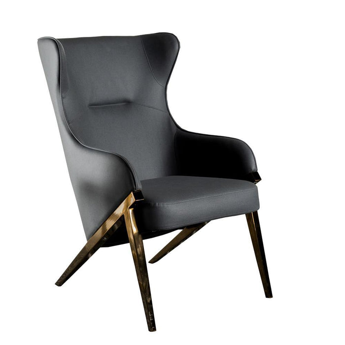 Walker Upholstered Accent Chair Slate and Bronze - Royal Furniture & Gifts (MI) - Multi Location