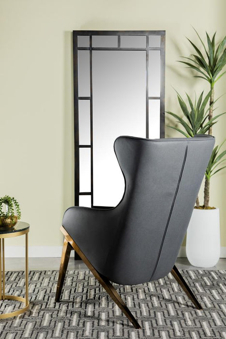 Walker Upholstered Accent Chair Slate and Bronze - Royal Furniture & Gifts (MI) - Multi Location