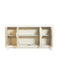 Voula Rectangular 4-door Accent Cabinet White and Gold - Royal Furniture & Gifts (MI) - Multi Location