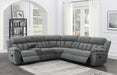 Bahrain 6-piece Upholstered Motion Sectional Charcoal - Royal Furniture & Gifts (MI) - Multi Location