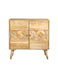 Alyssum Checkered Pattern 2-door Accent Cabinet Natural - Royal Furniture & Gifts (MI) - Multi Location