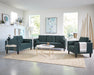 Ellison Round X-cross Coffee Table White and Gold - Royal Furniture & Gifts (MI) - Multi Location