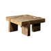 Samira Wooden Square Coffee Table Natural Sheesham - Royal Furniture & Gifts (MI) - Multi Location