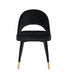 Lindsey Arched Back Upholstered Side Chairs Black (Set of 2) - Royal Furniture & Gifts (MI) - Multi Location