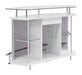 Gideon Crescent Shaped Glass Top Bar Unit with Drawer - Royal Furniture & Gifts (MI) - Multi Location