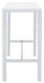 Natividad 5-piece Bar Set White High Gloss and Chrome - Royal Furniture & Gifts (MI) - Multi Location