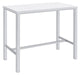 Natividad 5-piece Bar Set White High Gloss and Chrome - Royal Furniture & Gifts (MI) - Multi Location