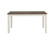 Fortress 7-piece Dining Set Chestnut and Vintage White - Royal Furniture & Gifts (MI) - Multi Location