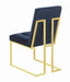 Cisco Tufted Back Side Chairs Ink Blue (Set of 2) - Royal Furniture & Gifts (MI) - Multi Location