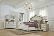 Antonella 5-drawer Upholstered Chest Ivory and Camel - Royal Furniture & Gifts (MI) - Multi Location