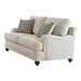 Glenn Cushion Back Loveseat Light Grey - Royal Furniture & Gifts (MI) - Multi Location