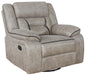 Greer Upholstered Tufted Back Glider Recliner - Royal Furniture & Gifts (MI) - Multi Location