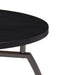 Dacre Round Coffee Table Dark Grey and Black Nickel - Royal Furniture & Gifts (MI) - Multi Location