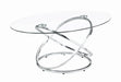 Warren 3-piece Occasional Set Chrome and Clear - Royal Furniture & Gifts (MI) - Multi Location