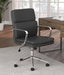 Ximena Standard Back Upholstered Office Chair Black - Royal Furniture & Gifts (MI) - Multi Location