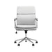 Ximena Standard Back Upholstered Office Chair White - Royal Furniture & Gifts (MI) - Multi Location