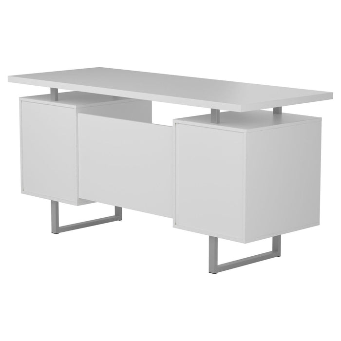 Lawtey Floating Top Office Desk Weathered Grey - Royal Furniture & Gifts (MI) - Multi Location