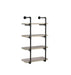 Elmcrest 24-inch Wall Shelf Black and Grey Driftwood - Royal Furniture & Gifts (MI) - Multi Location