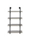 Elmcrest 24-inch Wall Shelf Black and Grey Driftwood - Royal Furniture & Gifts (MI) - Multi Location