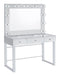Umbridge 3-drawer Vanity with Lighting Chrome and White - Royal Furniture & Gifts (MI) - Multi Location