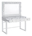 Umbridge 3-drawer Vanity with Lighting Chrome and White - Royal Furniture & Gifts (MI) - Multi Location