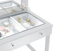 Umbridge 3-drawer Vanity with Lighting Chrome and White - Royal Furniture & Gifts (MI) - Multi Location