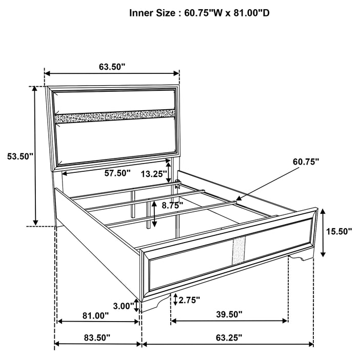 Miranda Queen Bed - Royal Furniture & Gifts (MI) - Multi Location