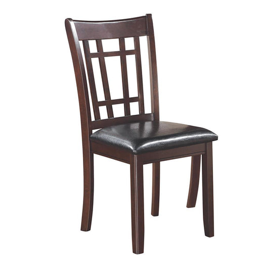 Lavon Padded Dining Side Chairs Espresso and Black (Set of 2) - Royal Furniture & Gifts (MI) - Multi Location