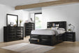 Briana Queen Platform Storage Bed Black - Royal Furniture & Gifts (MI) - Multi Location