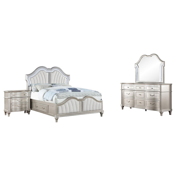 Evangeline 4 Pc Bedroom Set - Royal Furniture & Gifts (MI) - Multi Location