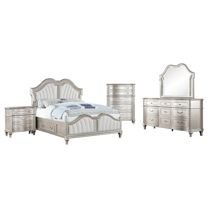 Evangeline 5 Pc Bedroom Set - Royal Furniture & Gifts (MI) - Multi Location