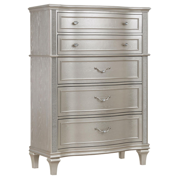 Evangeline 5 Pc Bedroom Set - Royal Furniture & Gifts (MI) - Multi Location