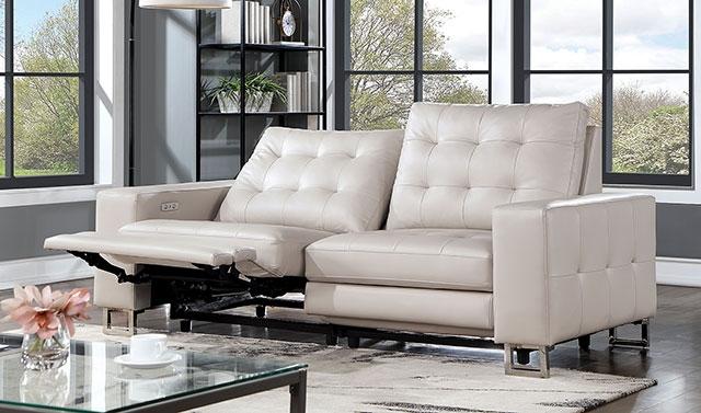 ABBERTON Power Loveseat, Beige - Royal Furniture & Gifts (MI) - Multi Location