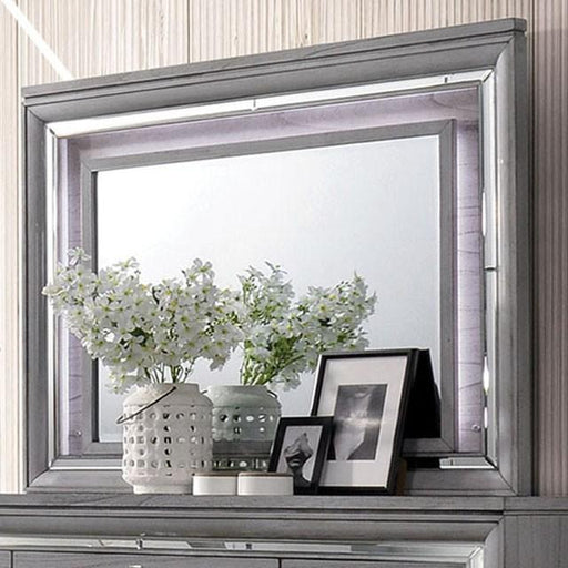 Alanis Light Gray Mirror - Royal Furniture & Gifts (MI) - Multi Location