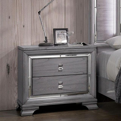 Alanis Light Gray Night Stand - Royal Furniture & Gifts (MI) - Multi Location