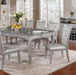 Alena Silver Dining Table - Royal Furniture & Gifts (MI) - Multi Location