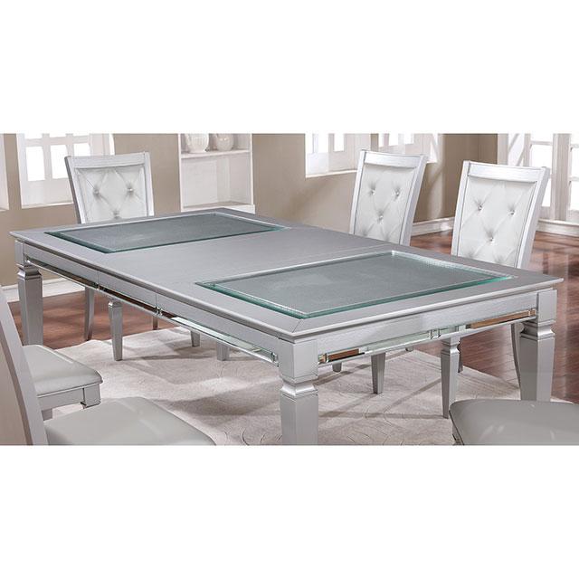 Alena Silver Dining Table - Royal Furniture & Gifts (MI) - Multi Location