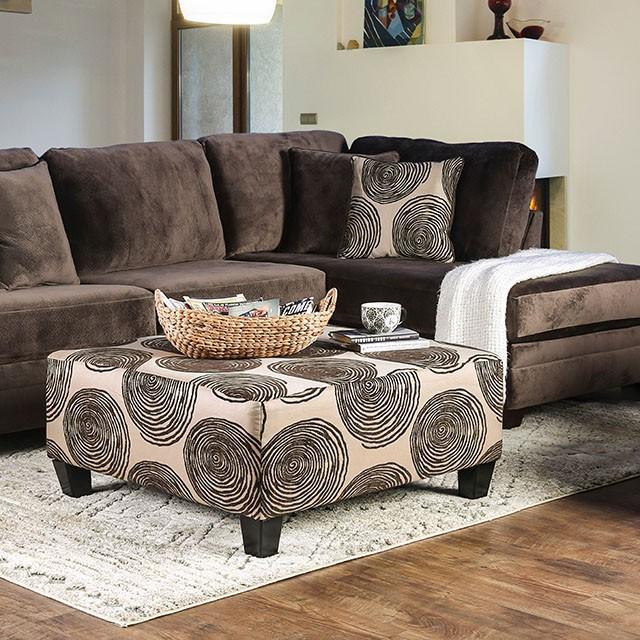 Bonaventura Brown Sectional - Royal Furniture & Gifts (MI) - Multi Location