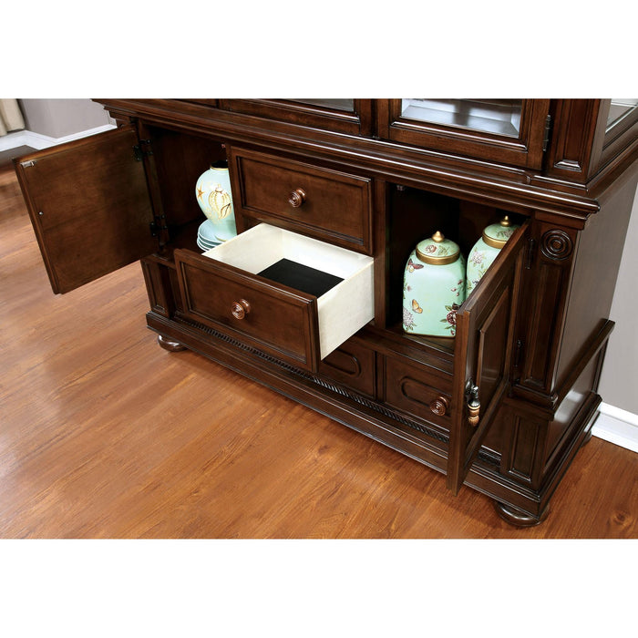 Alpena Brown Cherry Hutch & Buffet - Royal Furniture & Gifts (MI) - Multi Location