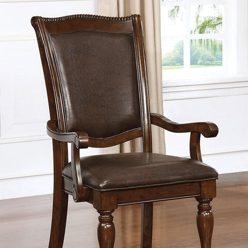 Alpena Brown Cherry/Espresso Arm Chair & Side Chair (2/CTN) - Royal Furniture & Gifts (MI) - Multi Location