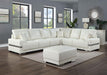 ALTHEA Ottoman, White - Royal Furniture & Gifts (MI) - Multi Location