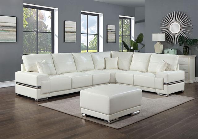 ALTHEA Ottoman, White - Royal Furniture & Gifts (MI) - Multi Location