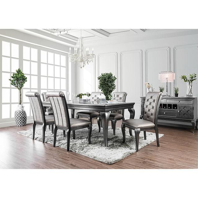 Amina Gray Dining Table - Royal Furniture & Gifts (MI) - Multi Location