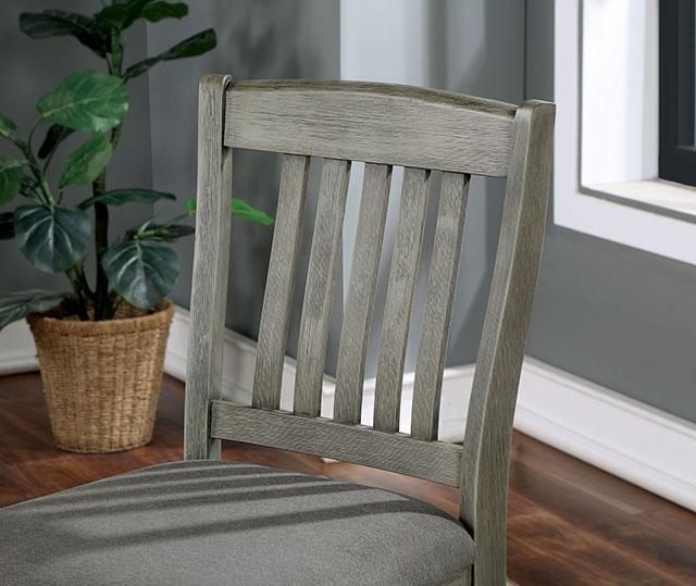 ANAYA Counter Ht. Chair (2/CTN), Gray/Lt. Gray - Royal Furniture & Gifts (MI) - Multi Location