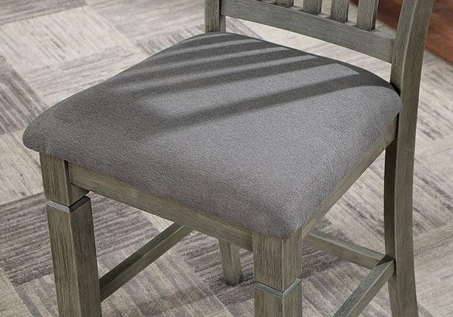 ANAYA Counter Ht. Chair (2/CTN), Gray/Lt. Gray - Royal Furniture & Gifts (MI) - Multi Location