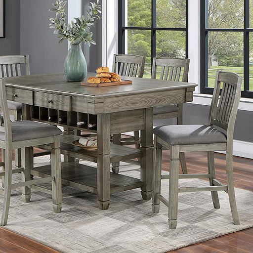 ANAYA Counter Ht. Table, Gray - Royal Furniture & Gifts (MI) - Multi Location